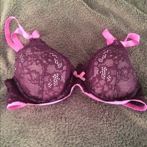 NBW Victoria’s Secret Purple Lace Dream Angels Bra